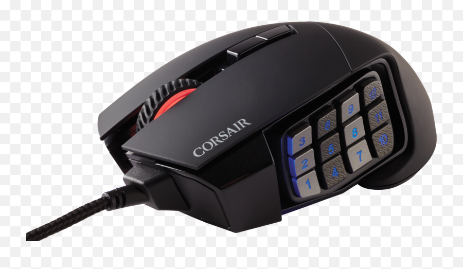 Corsair Gaming Scimitar Rgb Mobammo Gaming Mouse Black - Mouse Corsair Scimitar Elite Rgb Emoji,Long Live The Queen Steam Emoticon