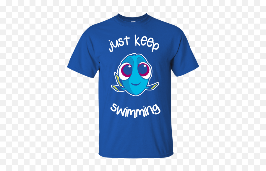 Finding Dory Swimming Shirts Just Keep - Short Sleeve Emoji,Dory Finding Nemo Emoticon