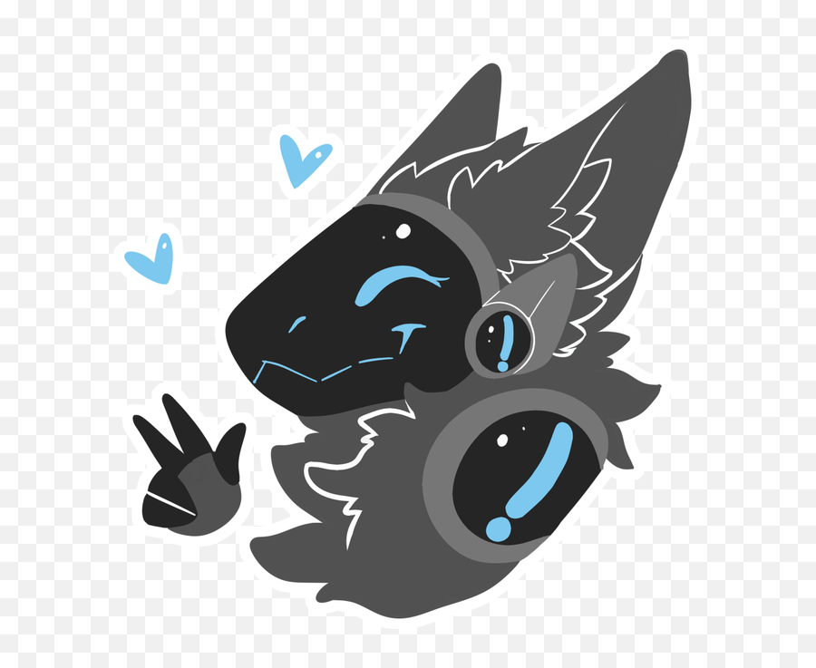 Otogetwitter - Protogen Cute Art Emoji,Protgen Fursuit Emotions