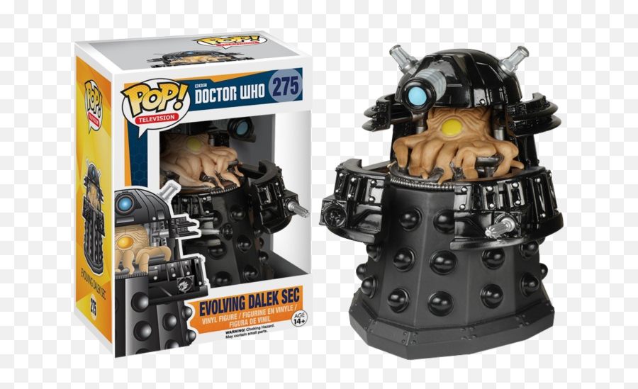 Doctor Who - Evolving Dalek Sec Pop Vinyl Figure Funko Doctor Who Dalek Emoji,Doctor Emotion Displays Towards The Daleks