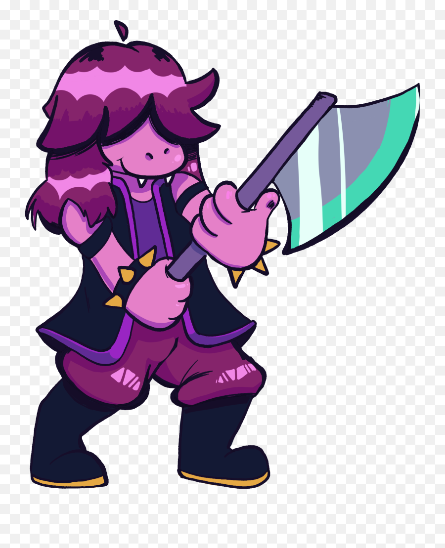 Susie Deltarune Sticker - Fictional Character Emoji,Doomguy Emoji