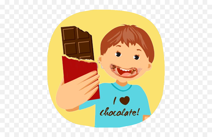 Chocolate Sticker For Whatsapp Apk 2 - Download Apk Latest Clipart Girl Eating Chocolate Emoji,Skype Chocolate Emoticon