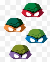Ninja Turtles Mask - Vintage Mutant Ninja Turtles Mask Emoji,Ninja Turtles In Emojis