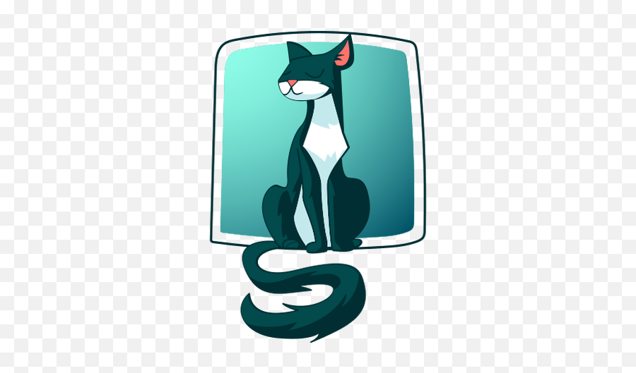 Cute Cat Stylish Transparent Png U0026 Svg Vector Emoji,Sheltie Emoticons