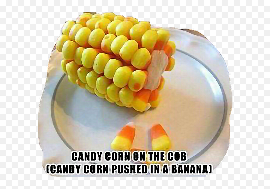 Banana Candycorn Sticker By Kimmy Bird Tasset - Candy Corn On A Cob Emoji,Candy Corn Emoji