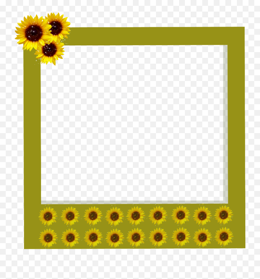 Aesthetic Sunflower Png Tumblr - Largest Wallpaper Portal Picture Frame Emoji,Sunflower Emoticon