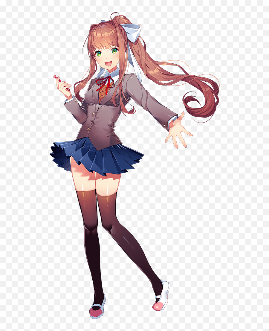 Which Is Your Least Favorite Girl From Doki Doki Literature - Doki Doki Literature Club Monika Emoji,Boobs Emojis