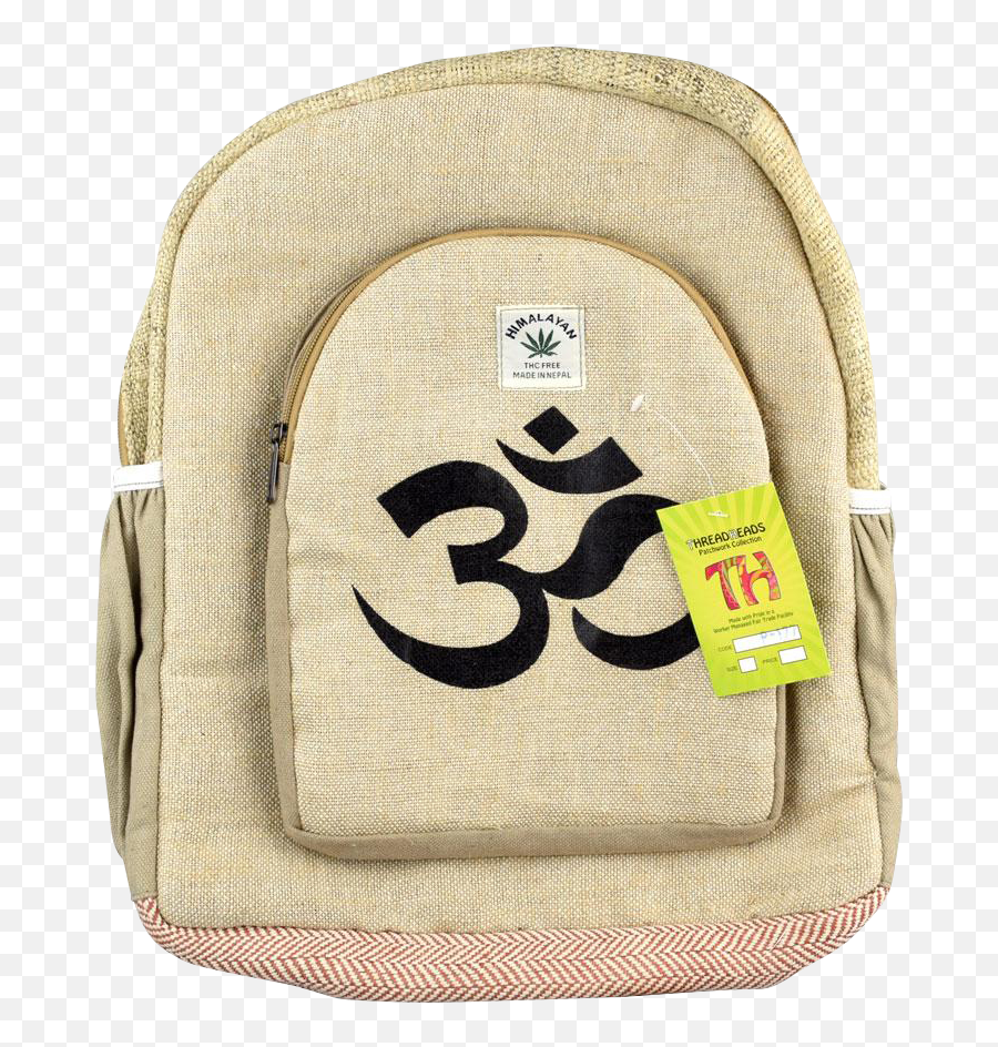 Threadheads Himalayan Hemp Om Backpack - Microfiber Emoji,Emoji Backpack