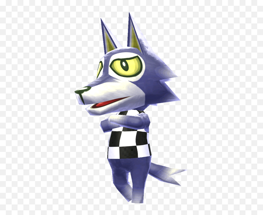 Pin - Wolf From Animal Crossing Emoji,Acnl Emotions