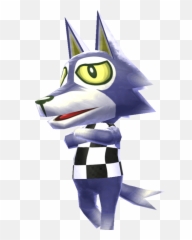 Pin - Wolf From Animal Crossing Emoji,Acnl Emotions
