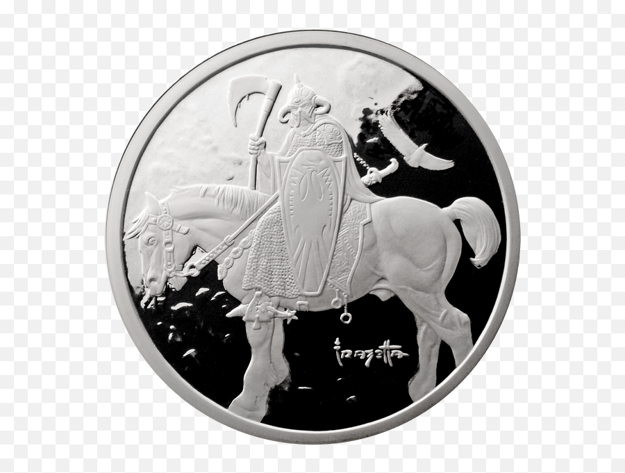 Frank Frazettau2013 Heads Or Tales Coins U0026 Collectibles - 5 Oz Silver Coin Frazetta Emoji,Conan Animals With Emotions