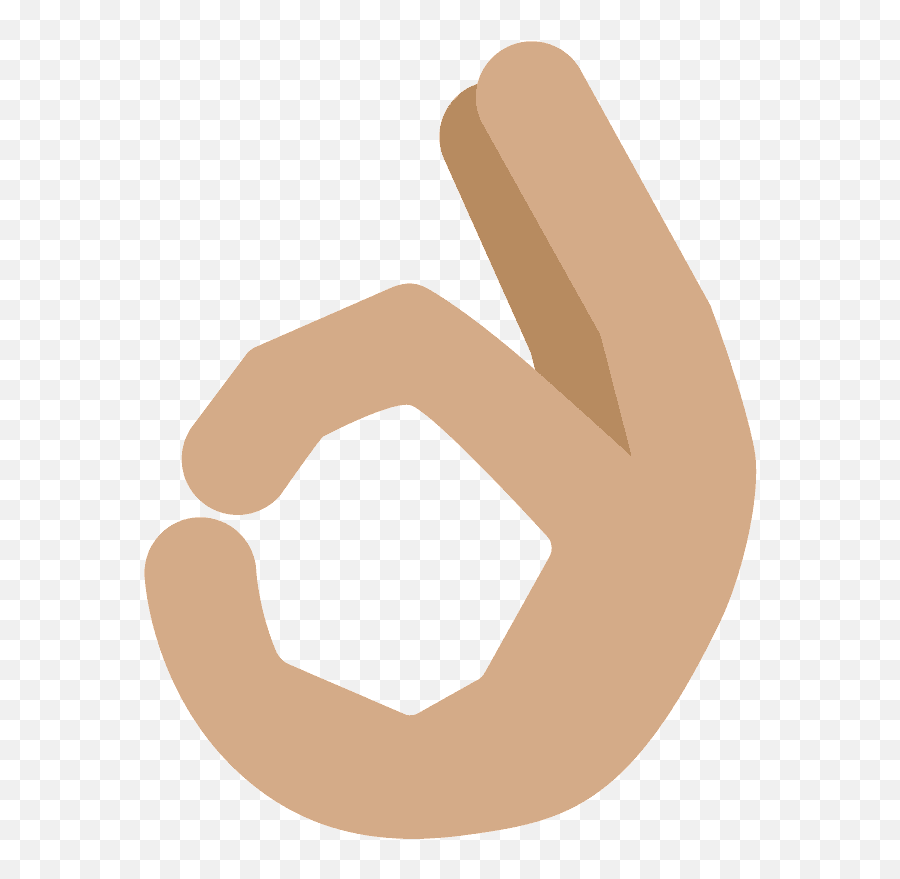 Ok Hand Emoji Clipart - Ok Hand Signal Urban Dictionary,Hand Circle Emoji
