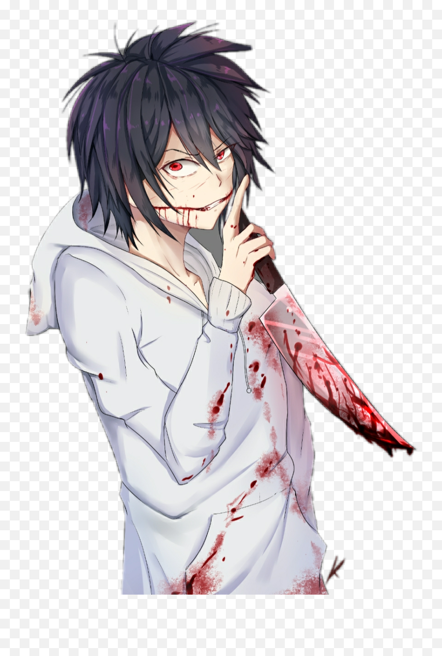 Jeff The Killer Sticker - Fictional Character Emoji,Jeff The Killer Emoji