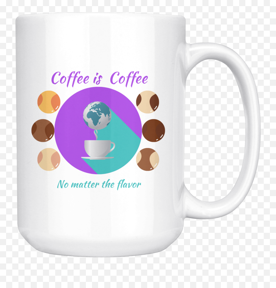 Purplecrystal333 Coffee Is Coffee 15oz Mug - Magic Mug Emoji,Coffee Emoticon For Facebook