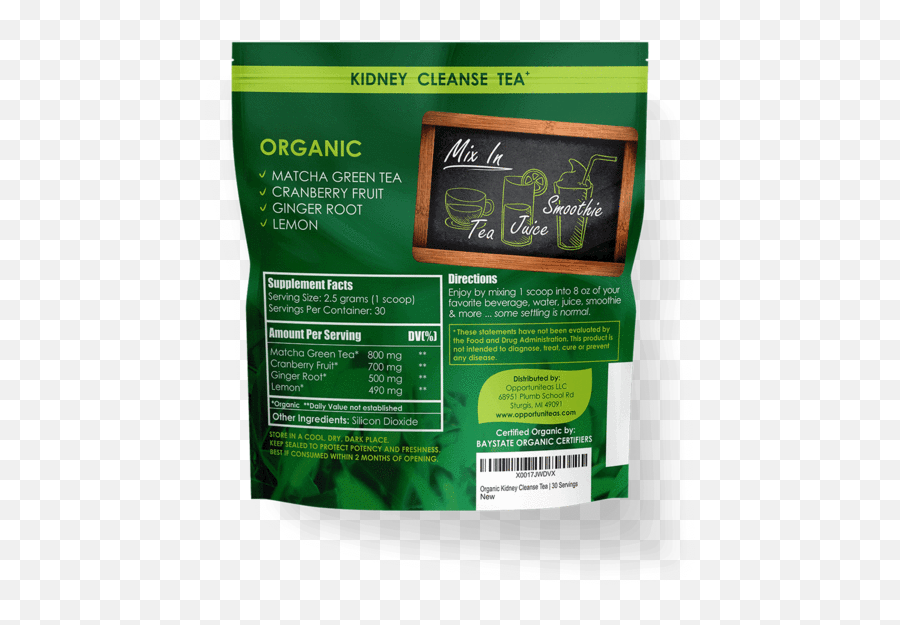 Kidney Cleanse Tea Usda Organic U2013 Opportuniteas - Fitness Nutrition Emoji,Ginger Root Emoji