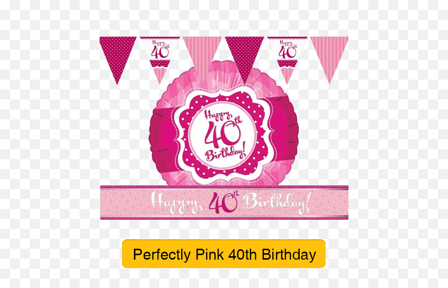 Age 40 - 40th Birthday U2014 Edu0027s Party Pieces Happy Birthday 70 In A Circle Emoji,4oth Birthday Emojis