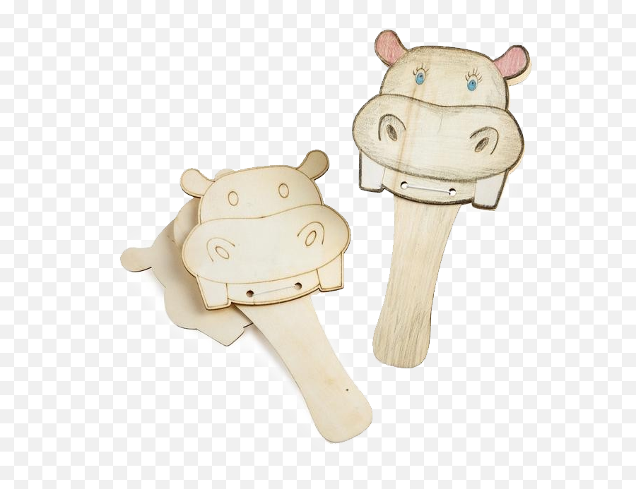 Econocrafts Diy Wooden Hippo Clappers - Baby Toys Emoji,Pickleball Emoji