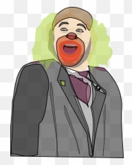 Clown Face Funny Laughing Carnival - Brozo The Clown Emoji,Clown Face Emoticon -emoji
