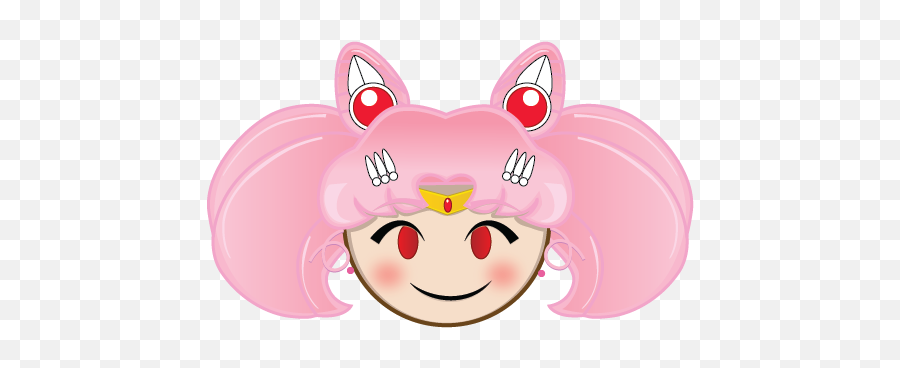 Download Chibi Moon Emoji - Emojis De Sailor Moon,Moon Emoji