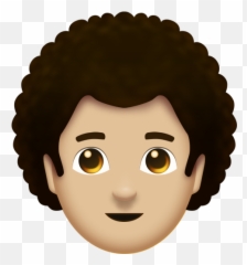 Curly Hair Girl Emoji - Emoji Man Red Hair,Bald Redhead Beard Emoji