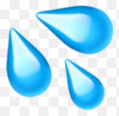 Waterdrops Sweatdrops Drops Water Emoji - Sweat Droplets Water Drops Emoji Png,Mouth Watering Emoji