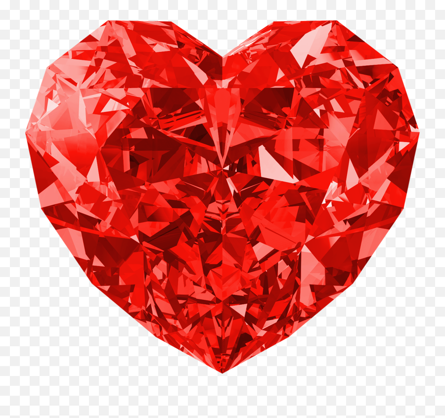 Hearts And Arrows Diamonds - Diamond Red Heart Transparent Emoji,What Does The Spikey Heart Emoticon Mean