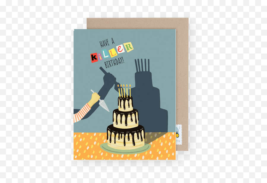 Yeppie Paper An Exclusive Interview - True Crime Birthday Card Emoji,Twitter Cake Emoticon