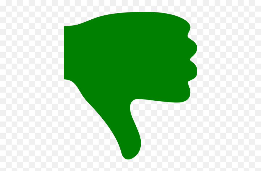 Green Thumbs Down Icon - Free Green Hand Icons Green Thumbs Down Png Emoji,Finger Down Emoticon