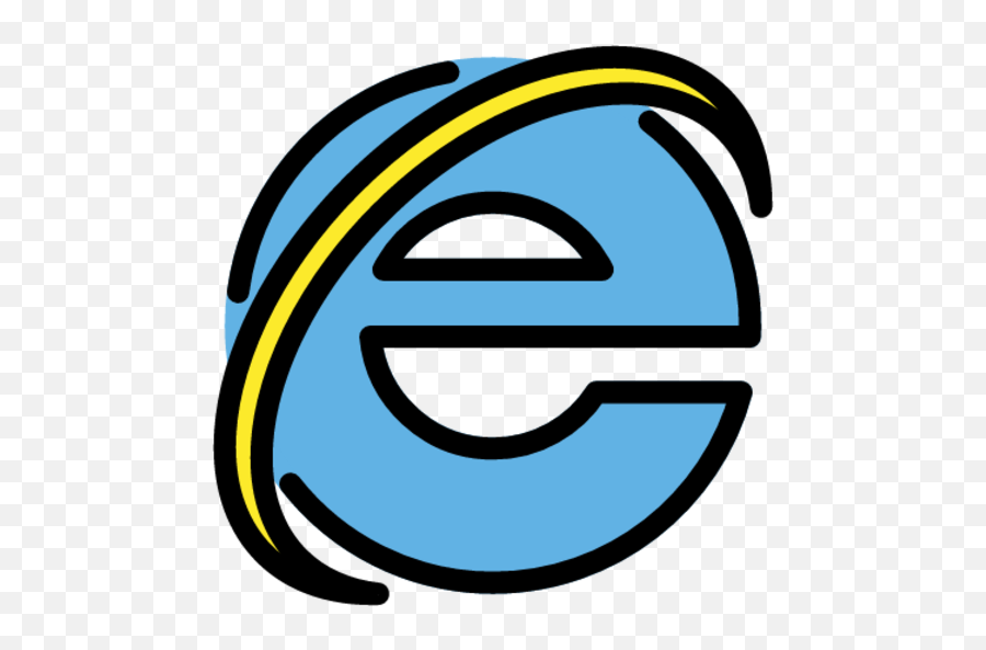 Internet Explorer Emoji - Download For Free U2013 Iconduck Dot,Chinese Internet Address With Emoji