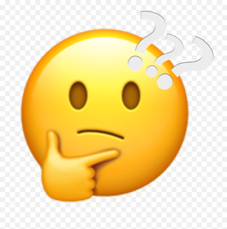 The Most Edited Hm Picsart - Thinking Emoji Gif,Confused Emoticon Transparente