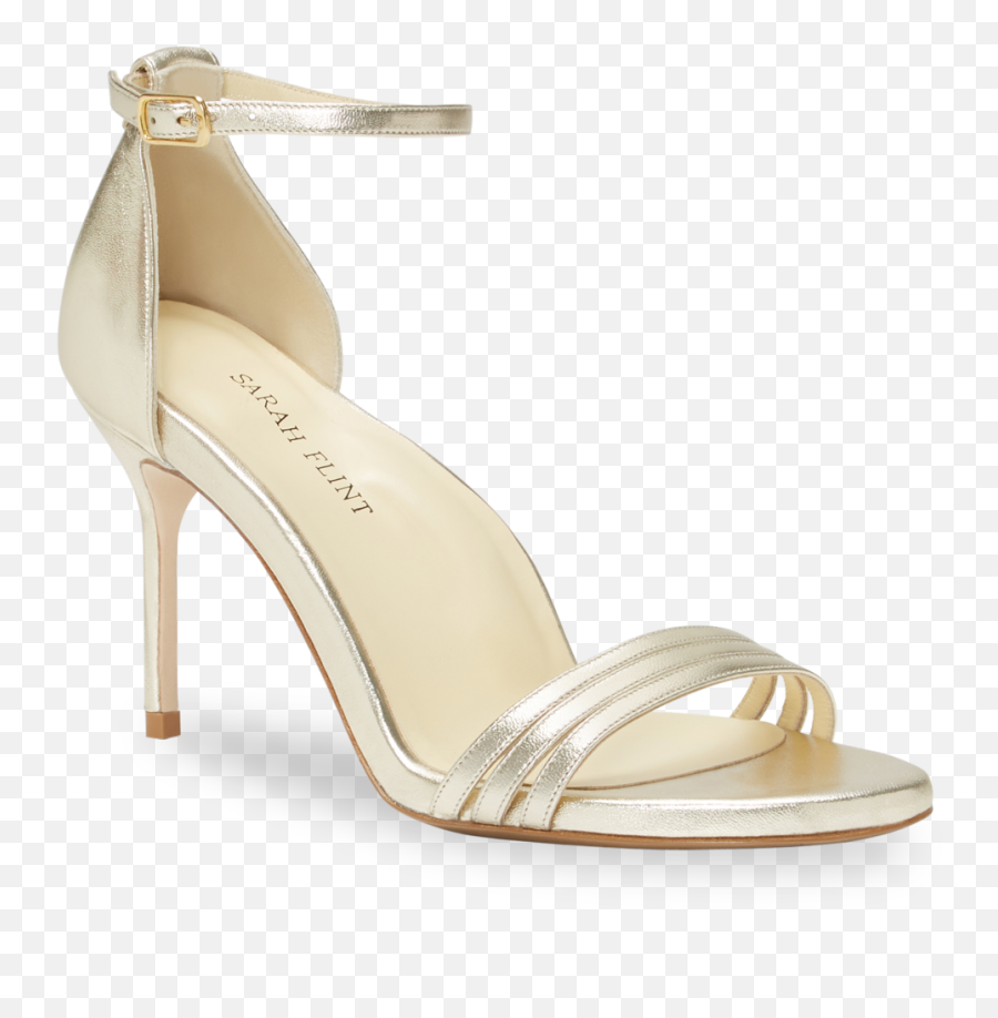 Perfect Sandal 85 Gold Nappa Sarah Flint - Open Toe Emoji,Dillards Emoji Shoes