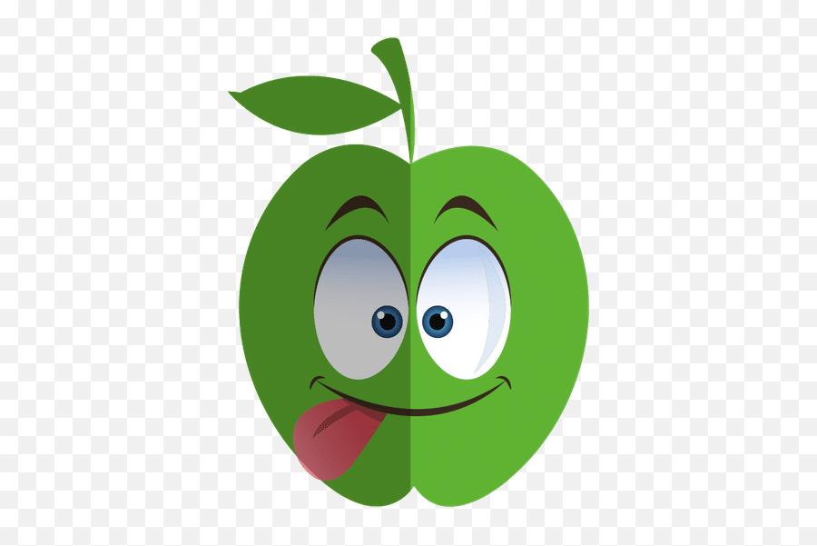 Silly Tongue Out Apple Cartoon - Cartoon Emoji,Silly Tounge Out Emojis