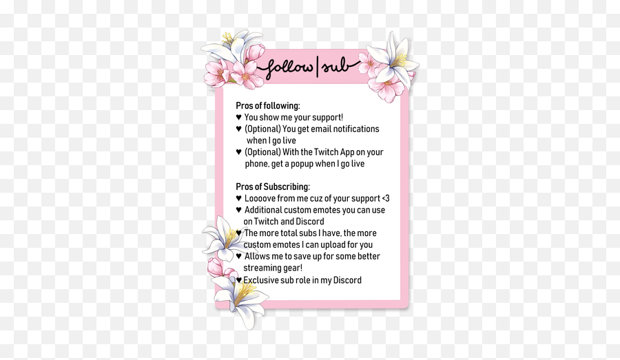 About Rosebellart - Twitch Floral Emoji,Twitch Emoticons That I Can Upload To Discord