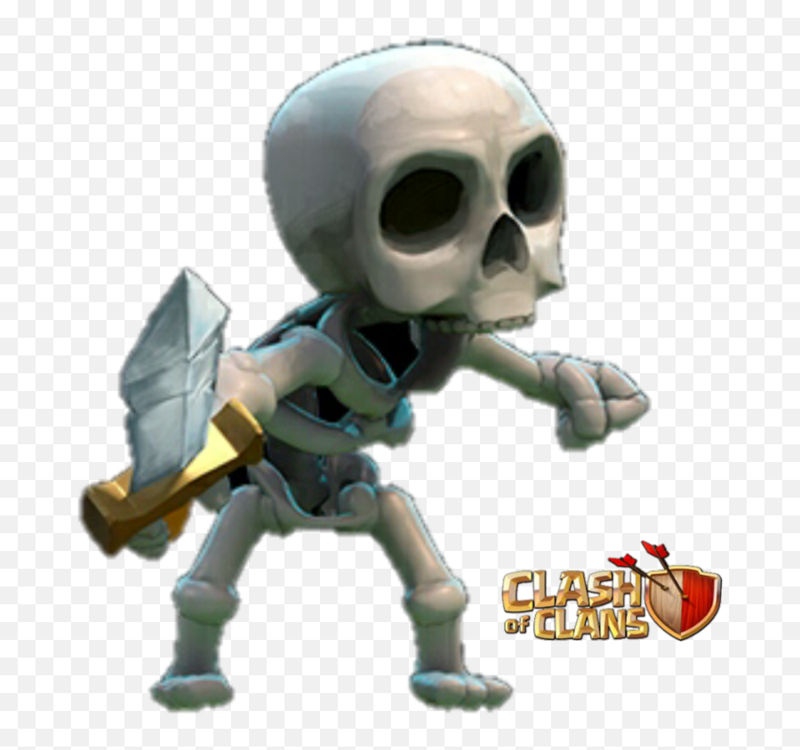 Royale Clans Skeleton Hq Png Image - Mega Skeleton Clash Royale Emoji,Skeleton Emoji Clash Royale
