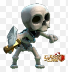 Royale Clans Skeleton Hq Png Image - Mega Skeleton Clash Royale Emoji,Skeleton Emoji Clash Royale