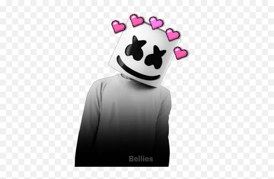 Marshmello Stickers For Whatsapp Emoji,Marshmello Emoji