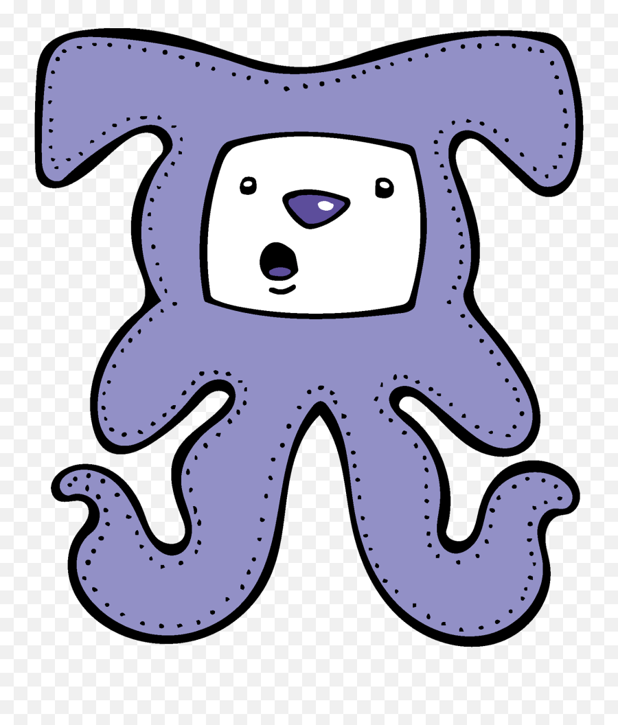 Little Monsters Sticker Pack - Dot Emoji,Octopus Emotions