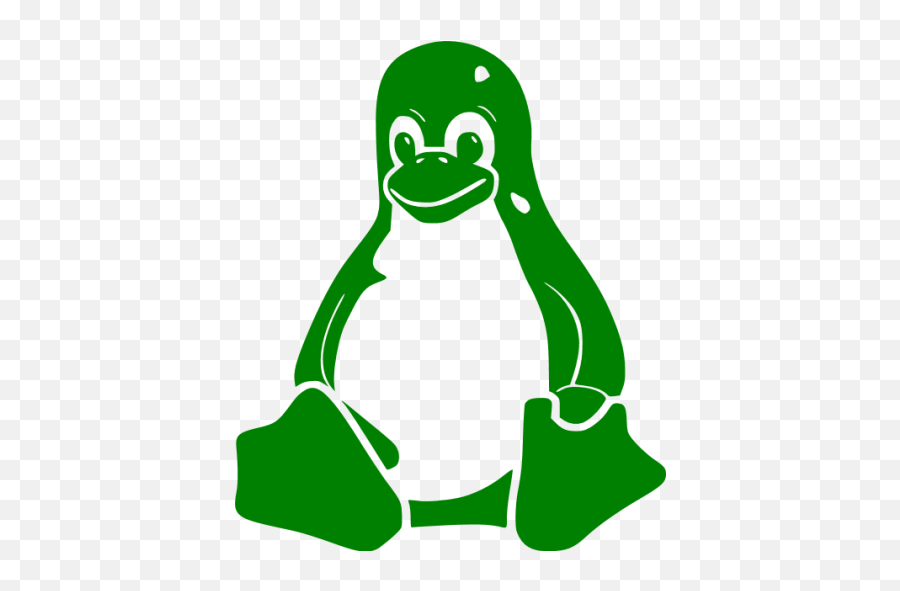 Green Linux Icon - Free Green Operating System Icons Emoji,Mr Green Emoticon Facebook