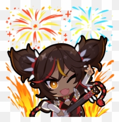 Happy New Year Genshin Impact Emoji,Muah Emoji