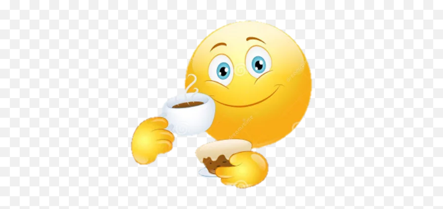 Telegram Sticker 52 From Collection Emojiu0027s,Images Of Emojis Drinking Coffee