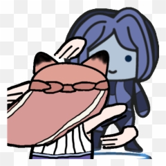 Yuria Of Ailurus Standing Here I Realize Sticker - Yuria Of Emoji,Standing Girl Emoji