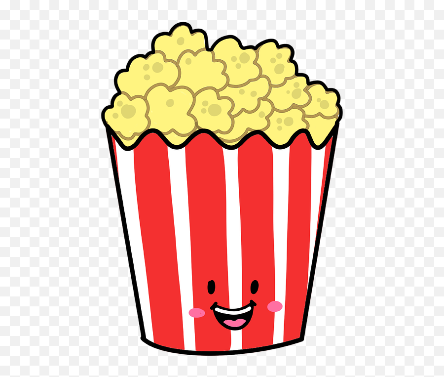 Free Photo Food Smile Popcorn Salty Face Snack Bucket - Max Emoji,Film Projector Emoji