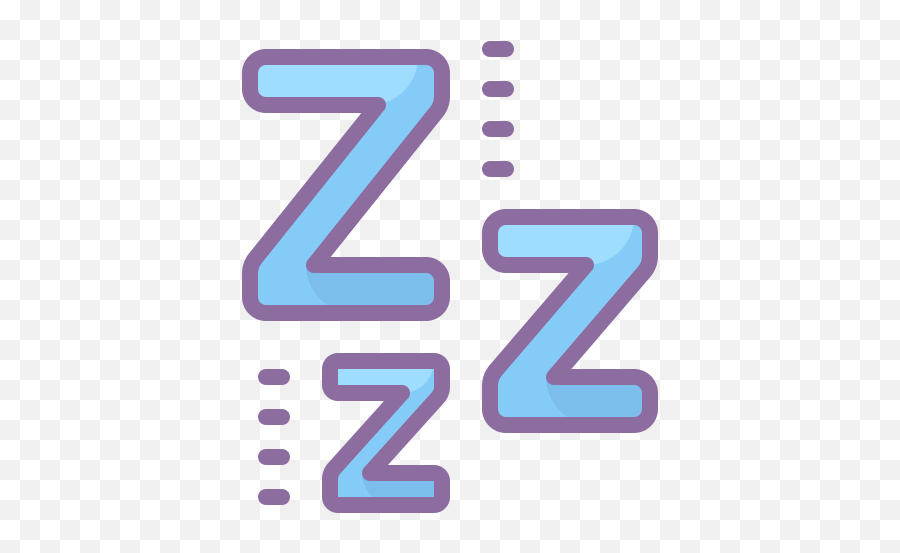 Sleep Icon In Cute Color Style Emoji,Sleep Emoji Zzz