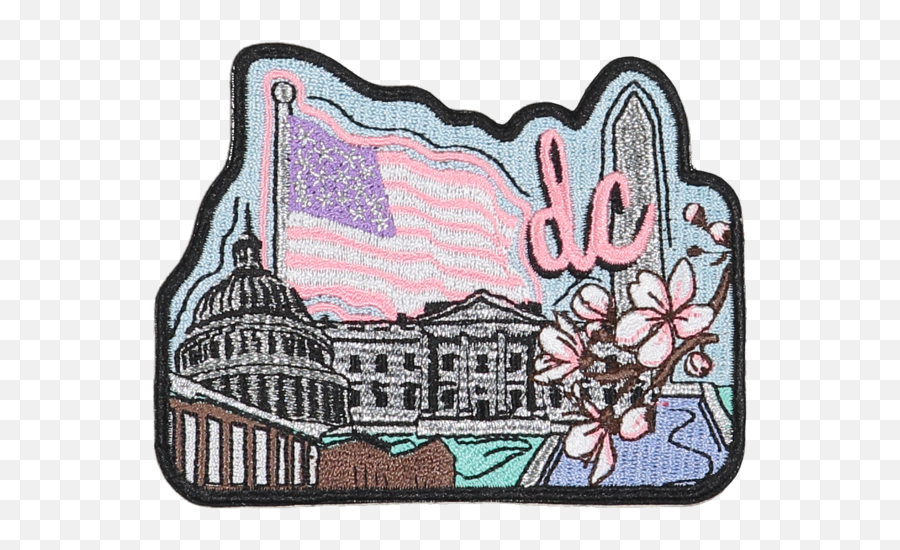 Washington Dc Sticker Patch - Decorative Emoji,Emoji Shoulder Bag