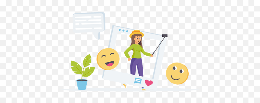 Buy Social Media Traffic U2013 Grow Your Business With Social - Flowerpot Emoji,Social Media Emoticon