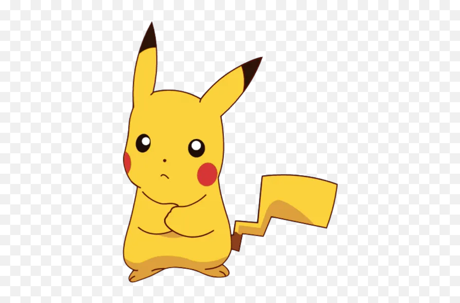 Sticker Maker - Pokemonpikachu Happy Emoji,Pikachu Emoji Text