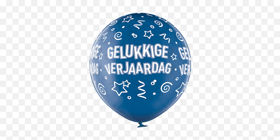 Gelukkige Verjaardag Crystal Blue Transparent Latex Round 24in60cm Globos Helium Ballonnen En Ballondecoraties - Gelukkige Verjaardag Party Verjaardag Emoji,Latex Emoticons