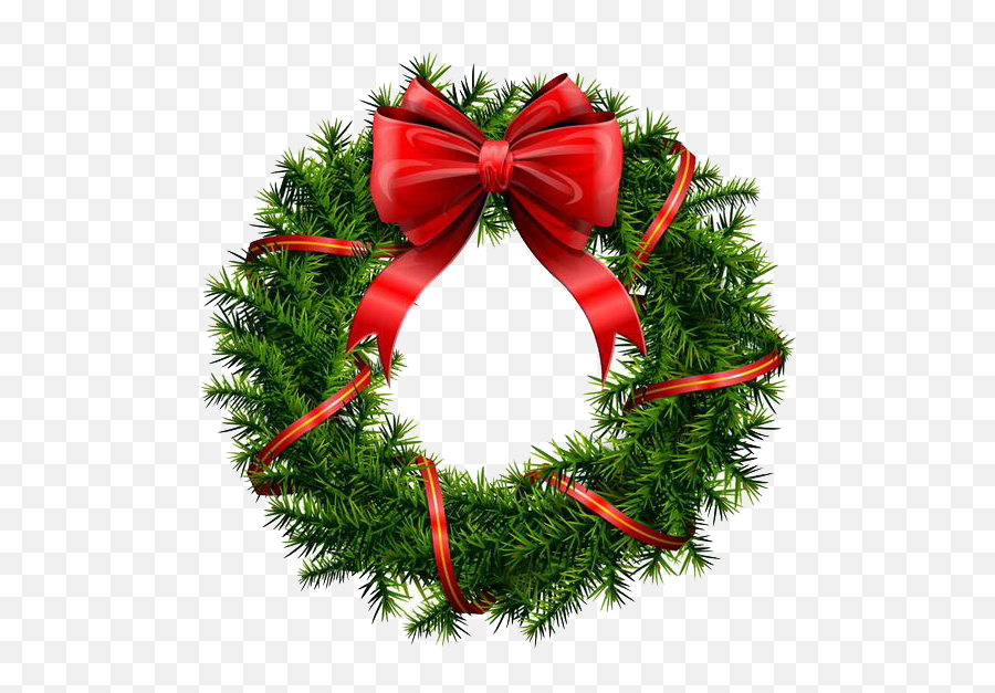 Christmas Wreath Sticker - Christmas Wreath Clip Art Emoji,Holiday Wreath Emoji