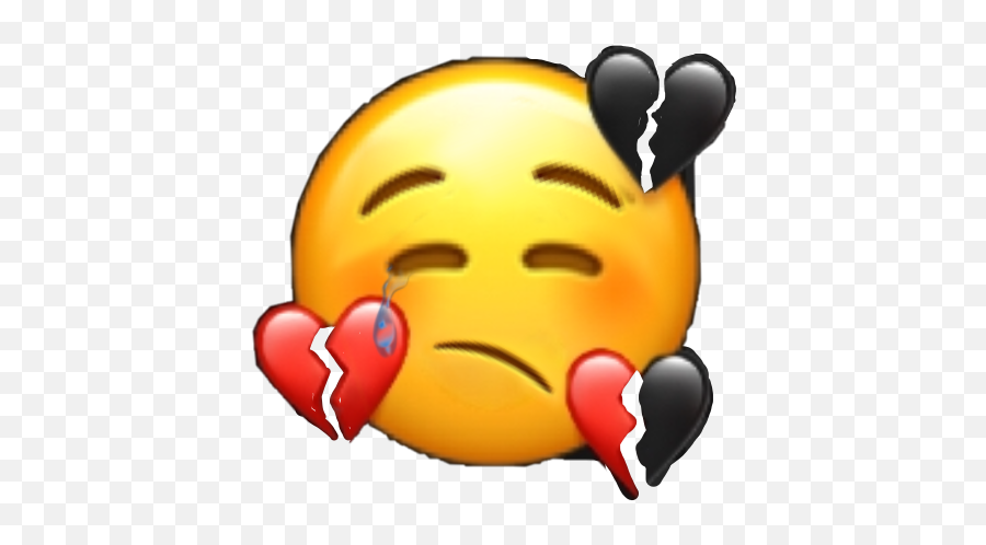 Heartbreak Bad Sticker But Its Sticker By Uwuimsad - Happy Emoji,Meaning Of Emoticon