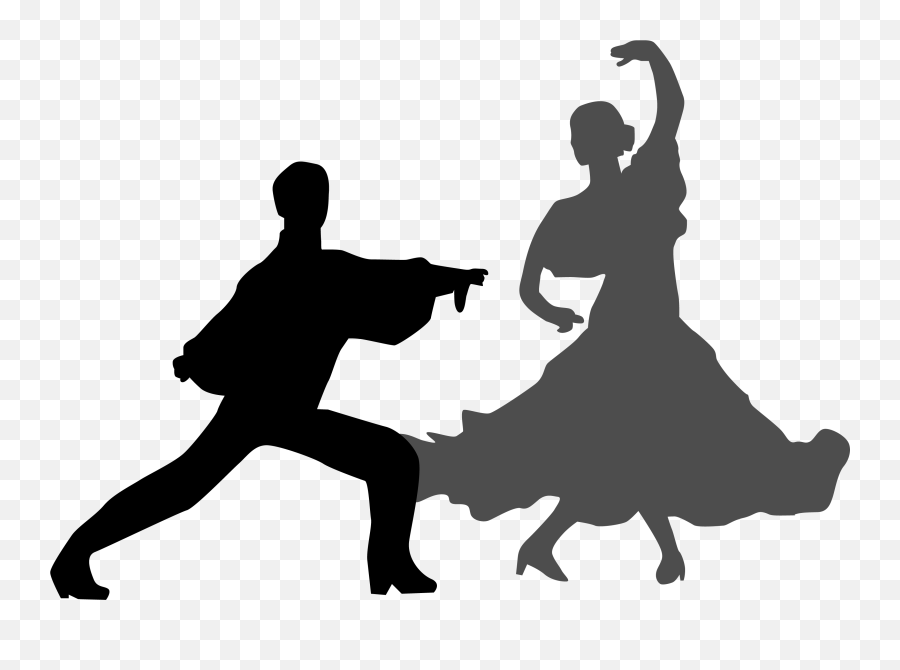 Silhouette Dancesport - Dancing Pictures Of Men And Women Imagenes De Silueta De Danza Emoji,Dancer Emojis